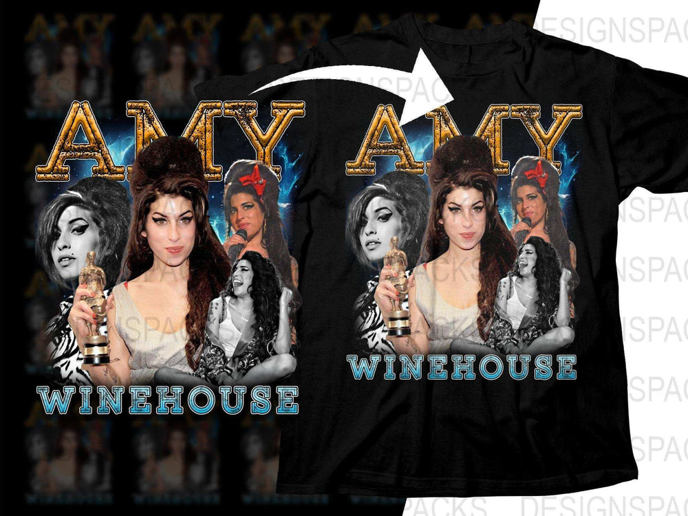 Amy Winehouse Music Bootleg Graphic Print Png Digital Download