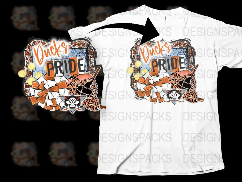 Anaheim Ducks Pride Graphic Png Digital Download