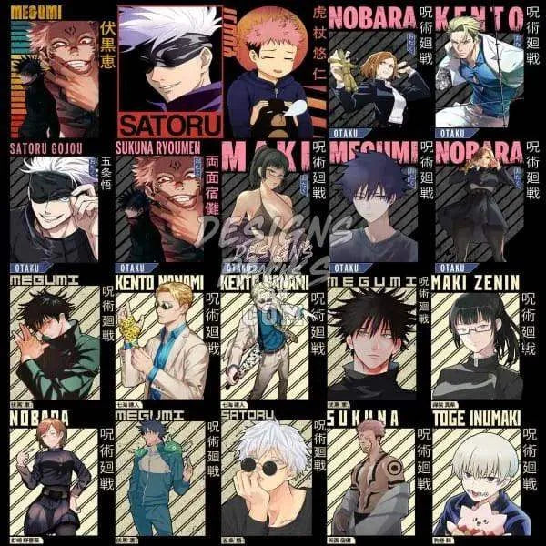 211 V2 Anime Designs Bundle PNG