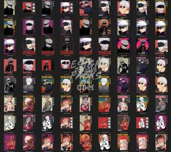 211 V2 Anime Designs Bundle PNG
