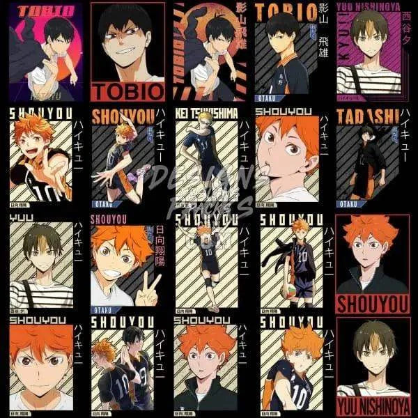 63 V2 Anime Designs Bundle PNG