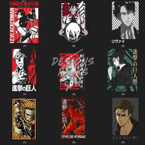 59 Anime Designs Bundle PNG