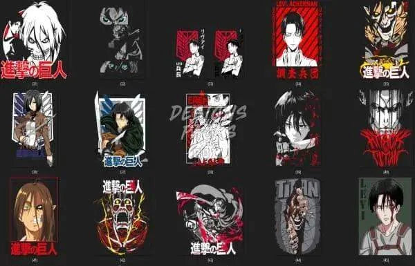 59 Anime Designs Bundle PNG