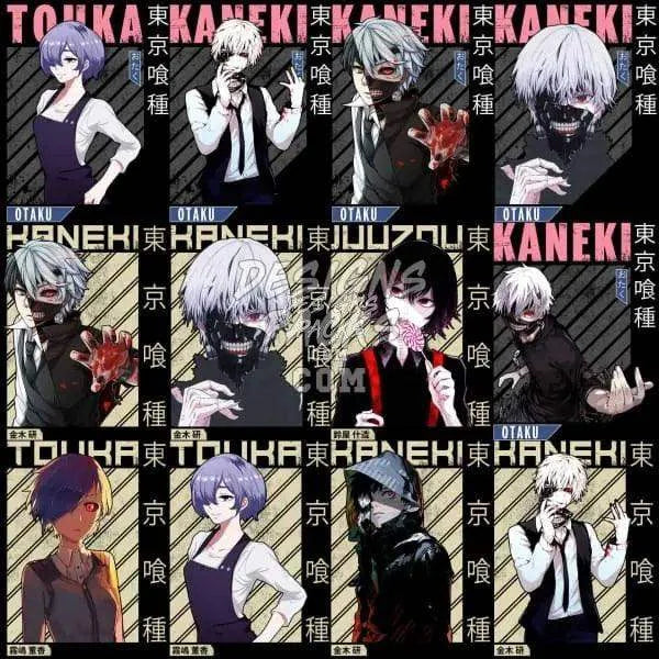 18 Anime Designs Bundle PNG