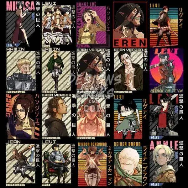 209 V2 Anime Designs Bundle PNG
