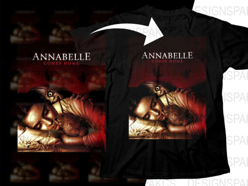Annabelle Comes Home Horror Fans Graphic Halftone Png Digital Download