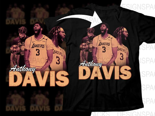 Anthony Davis Los Angeles Lakers Basketball Champion Bootleg Png Digital Download