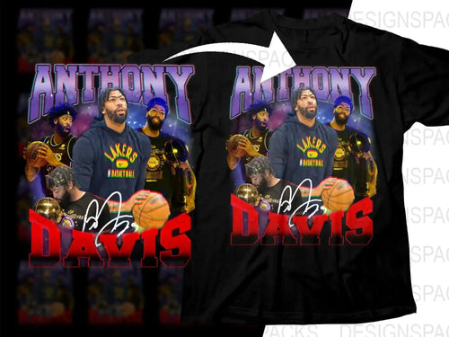 Anthony Davis Los Angeles Lakers Basketball Star Signed Bootleg Png Digital Download