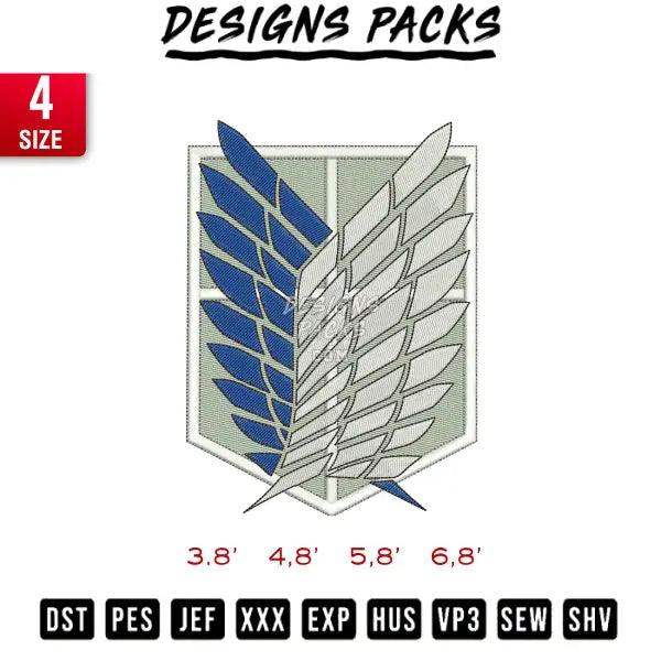 AOT Logo Embroidery Design 