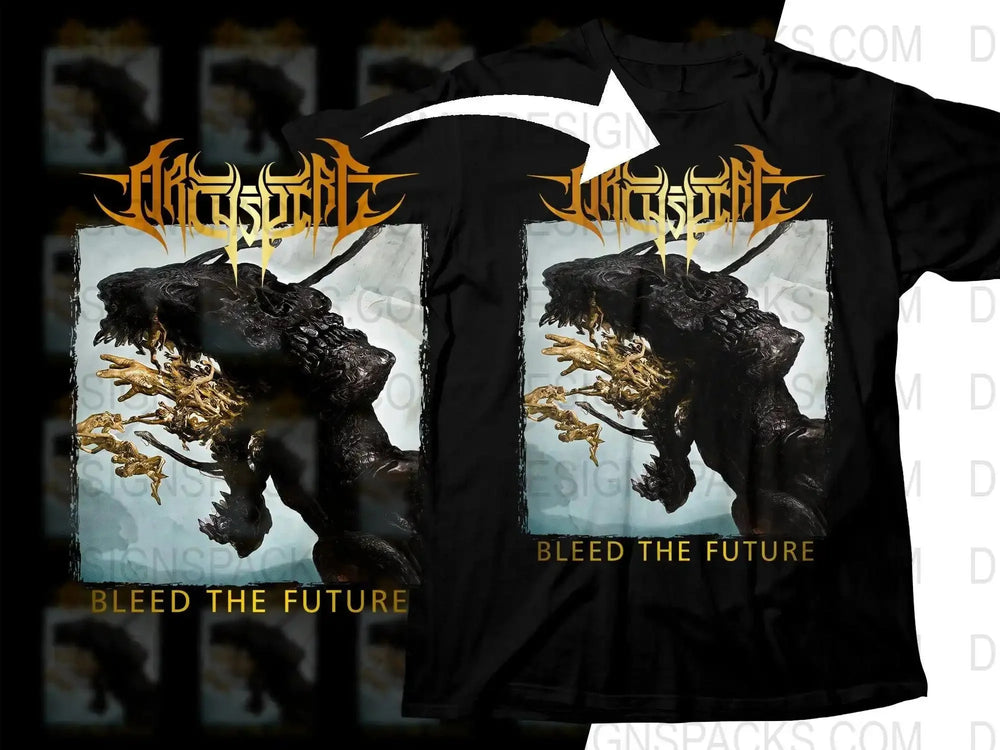 Archspire Bleed The Future Album Art Png Halftone Digital Download