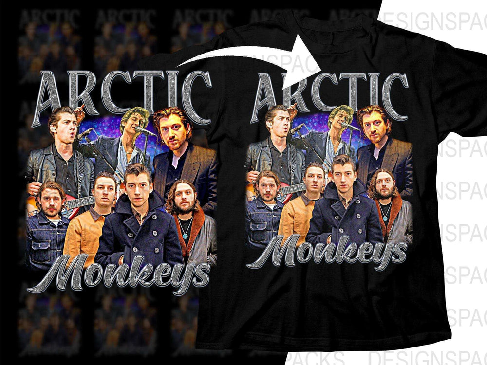 Arctic Monkeys Music Bootleg Graphic Print Png Digital Download
