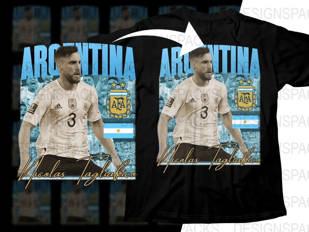 Argentina Nicolas Tagliafico Soccer Team Fan Soccer Png Digital Download