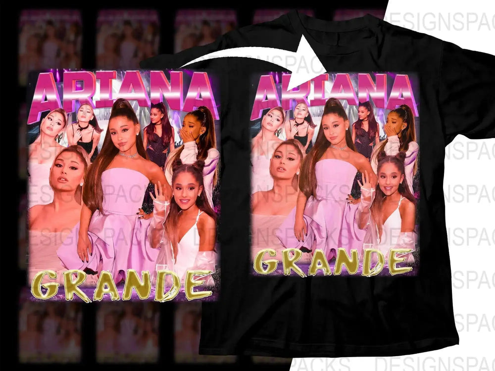 Ariana Grande Bootleg Design Fan Art Bootleg Music Png Digital Download