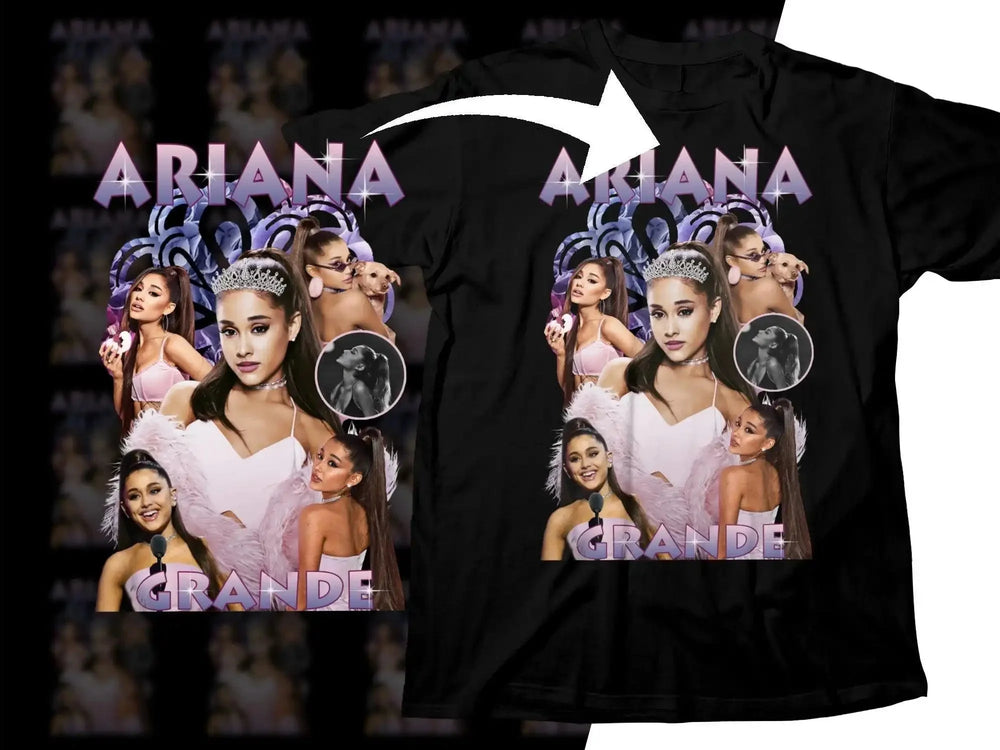 Ariana Grande Bootleg Featuring Multiple Poses Png Digital Download