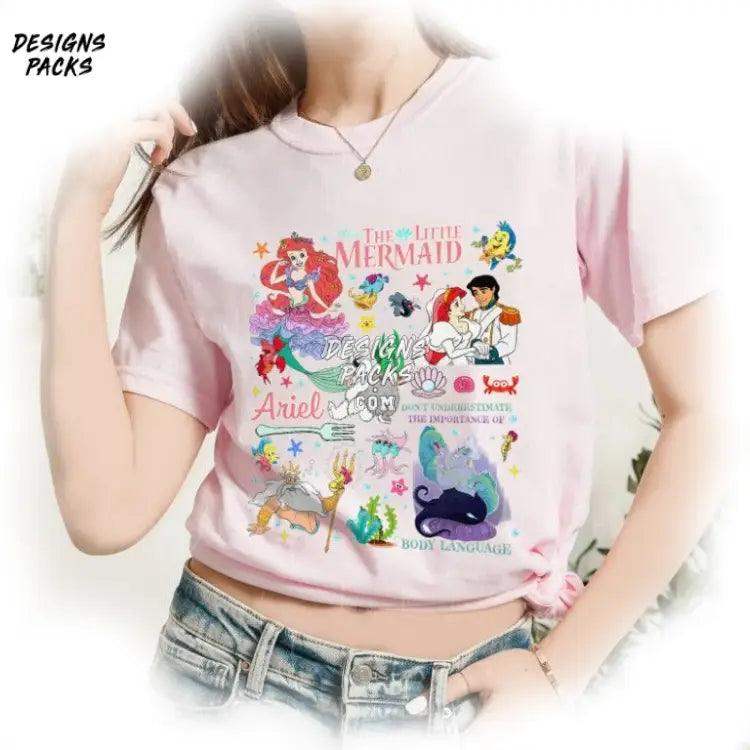 Ariel Ursula Sebastian Flounder Birthday Cartoon The Little Mermaid Png Design