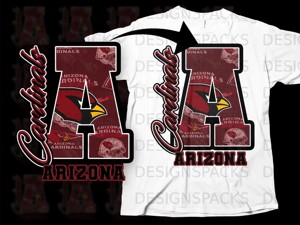 Arizona Cardinals A Logo Arizona Football Shirt