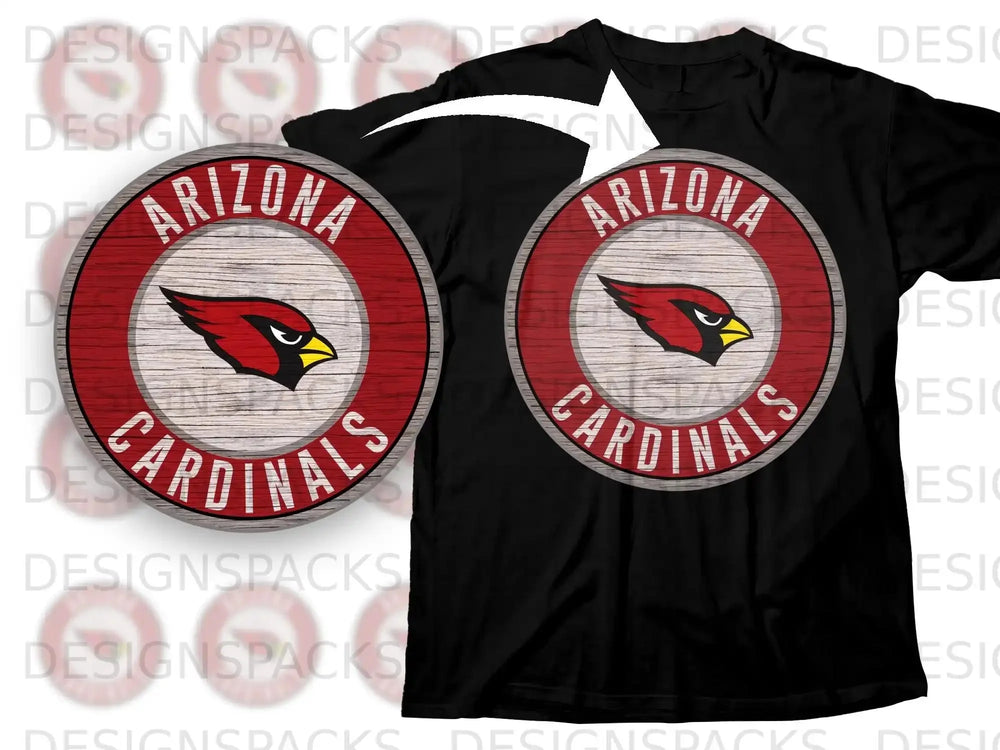 Arizona Cardinals Classic Round Logo T-Shirt
