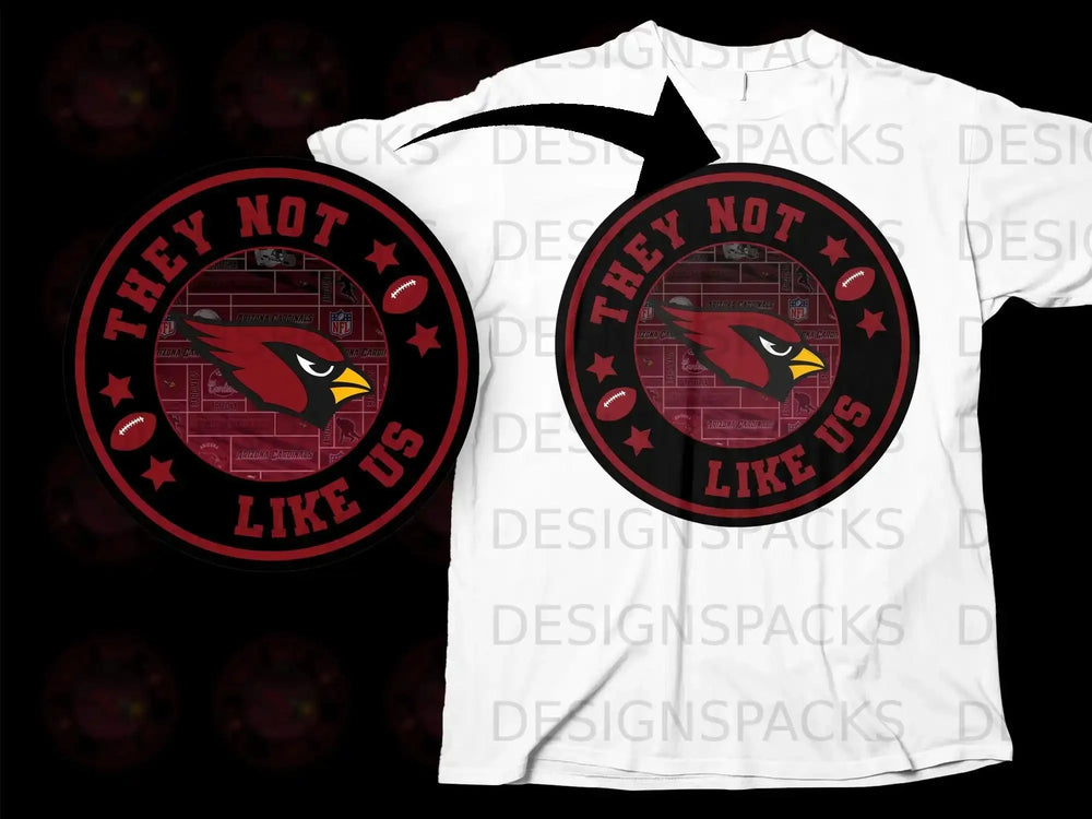They Not Like Us Circular Design T-shirt