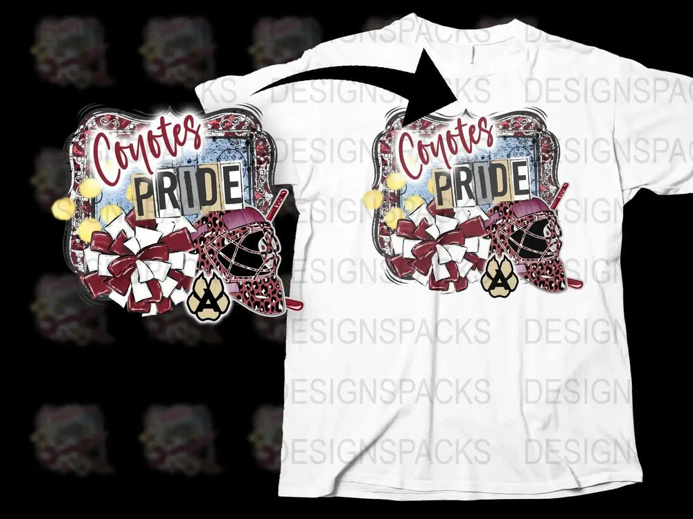 Arizona Coyotes Pride Hockey Fans Png Digital Download
