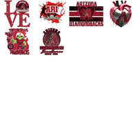 Load image into Gallery viewer, 64 Arizona Diamondbacks Baseball Designs Bundle PNG
