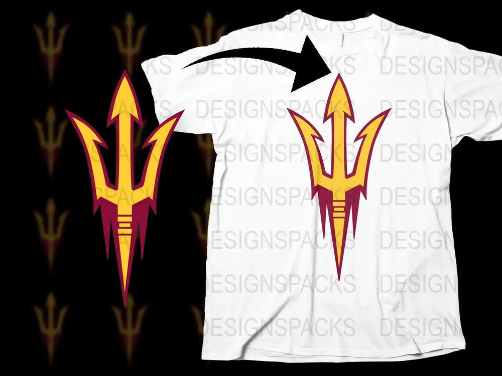 Arizona State Sun Devils College Football Png Digital Download