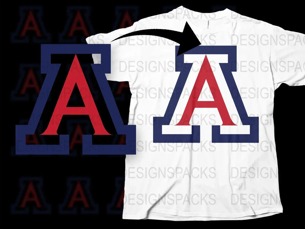 Arizona Wildcats College Football Png Digital Download