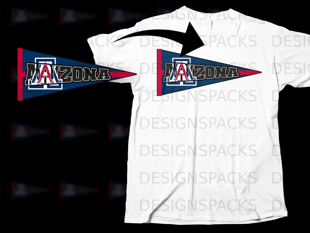 University of Arizona Pennant Design T-shirt
