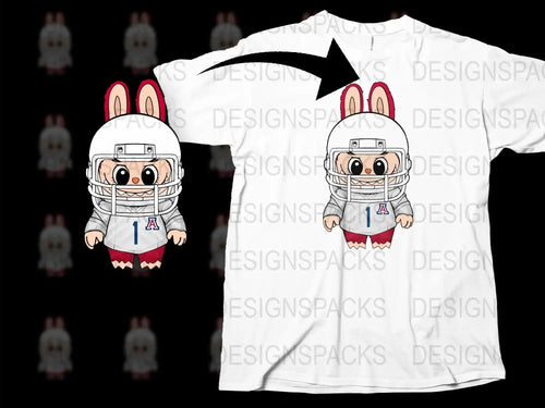 Cute Astronaut Bunny Cartoon T-Shirt, Kids Space Theme Tee, Unisex Children's Clothing, Fun Graphic Shirt