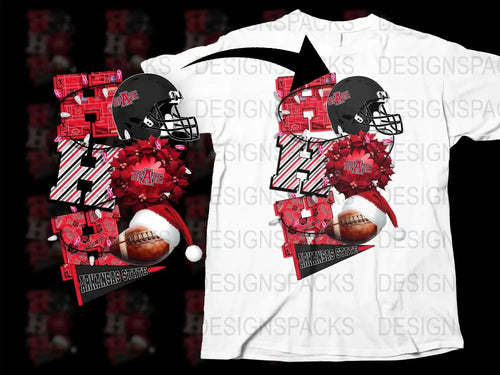 Arkansas State Football T-Shirt, Sports Fan Apparel, College Team Graphic Tee, Game Day Clothing, Black and Red Design