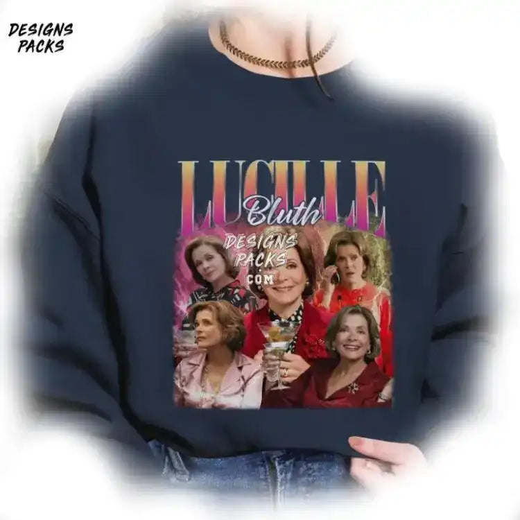 Arrested Development Homage Tv Lucille Bluth Vintage Graphic Png Design