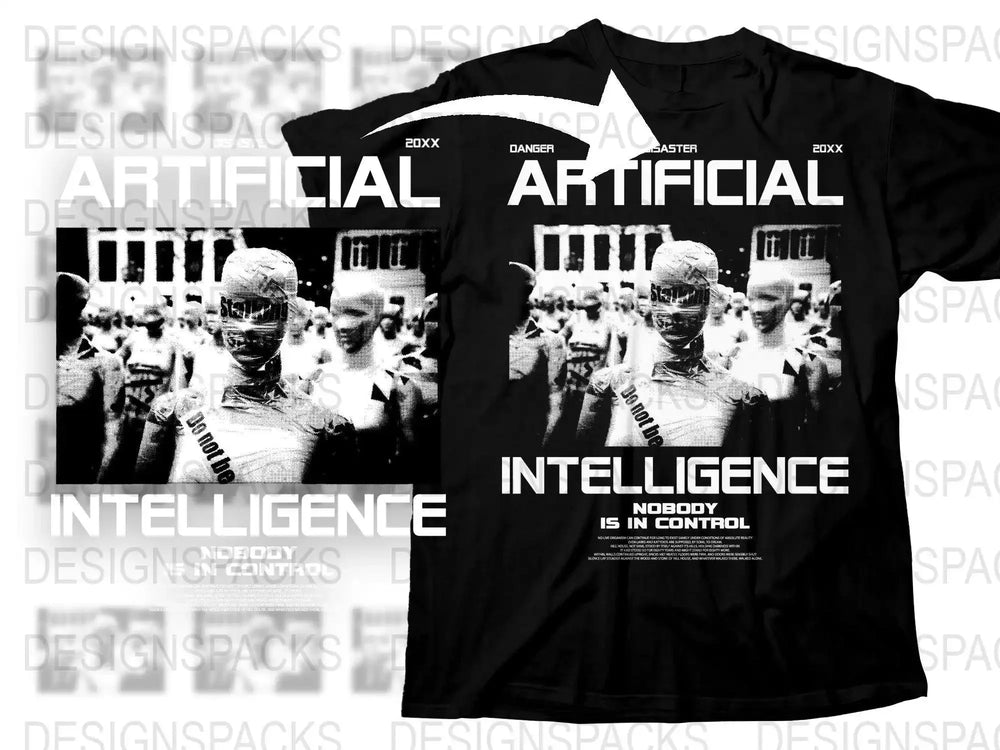 Artificial Intelligence Nobody Is In Control Png Digital Download