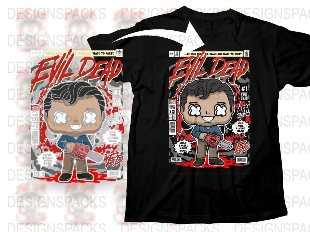 Ash Evil Dead Popculture Png Digital Download