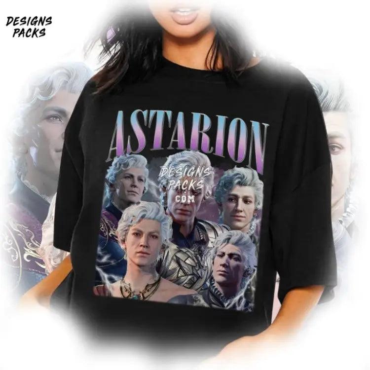 Astarion Bootleg Rap Video Game Vintage Graphic Png Design