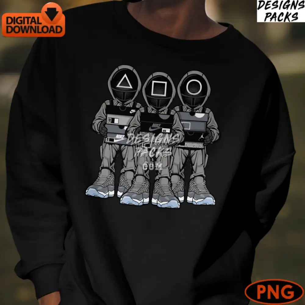 Astronaut Streetwear Art Digital Png For Instant Download Trendy Space Suit Fashion Illustration