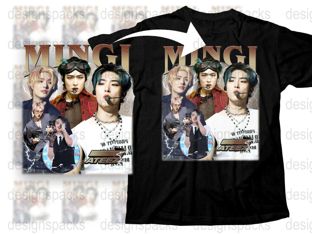 K-Pop Inspired Band Graphic T-Shirt, Unisex Stylish Concert Outfit, Trendy Music Fan Tee, Gift for Teens