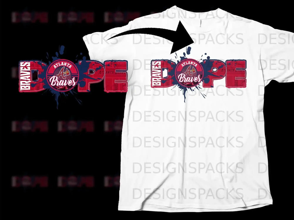 Atlanta Braves Dope Design T-Shirt for Fans