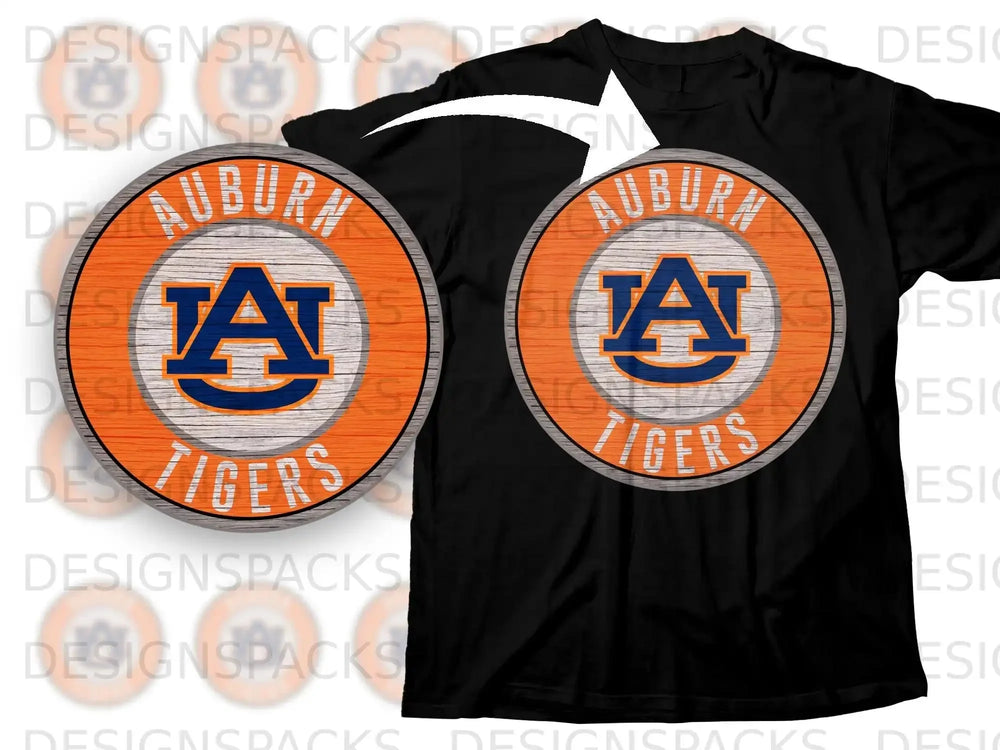 Auburn Tigers Logo Design T-shirt for Fans