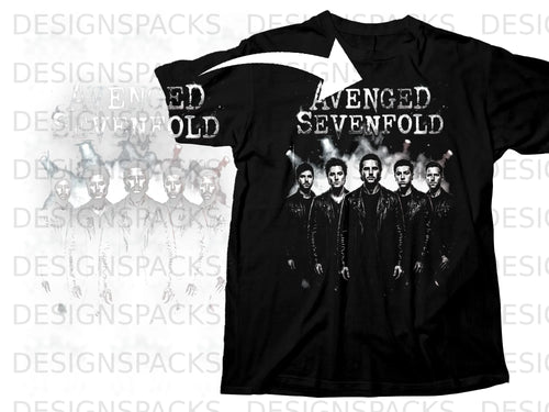 Black t-shirt with 
