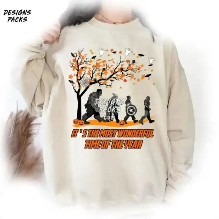 Avengers Halloween It’s The Most Wonderful Time Of Year Png Design