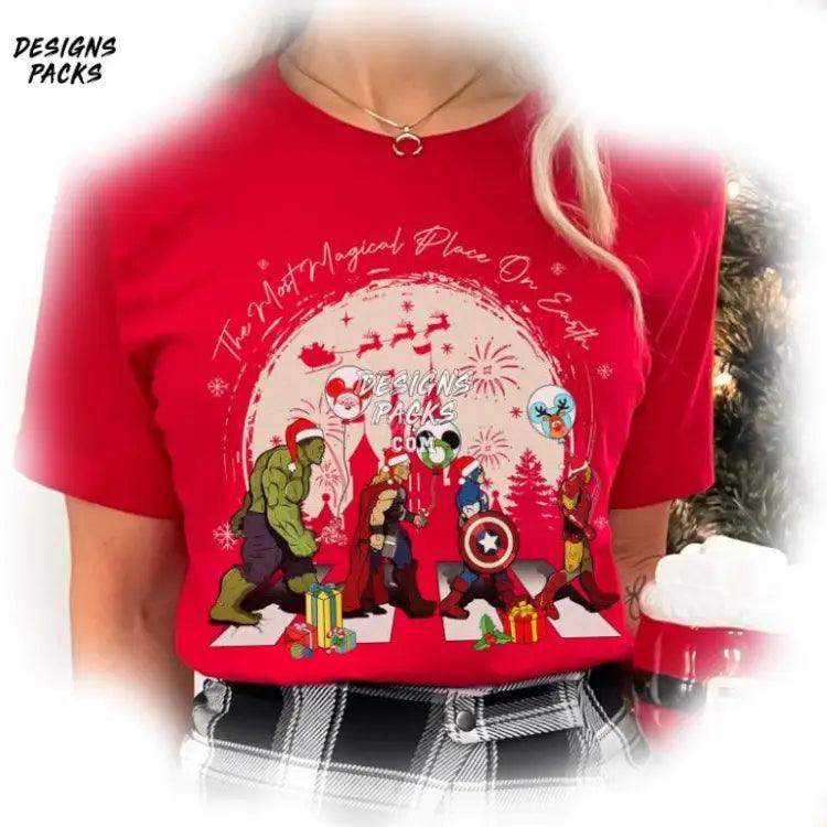 Avengers Xmas In My Christmas Era Png Design