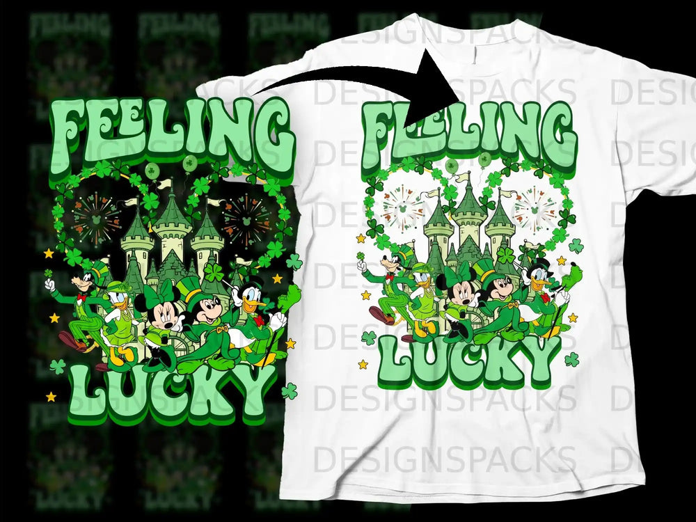 Feeling Lucky St Patricks Day Disney Characters product type