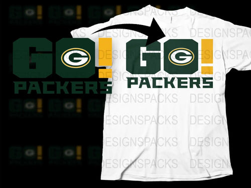 Green Bay Packers Inspired T-Shirt, Football Fan Gear, Sports Team Apparel, Casual Wear, Unisex