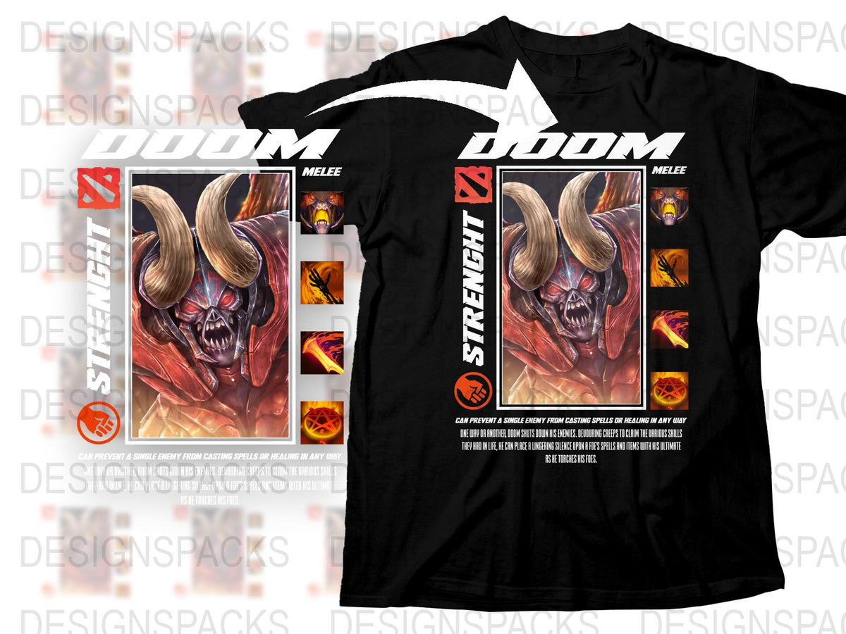 Doom Melee Video Game T-Shirt, Retro Gaming Tee, Graphic T-Shirt for Gamers, Vintage Style Shirt, Collectible Game Merchandise