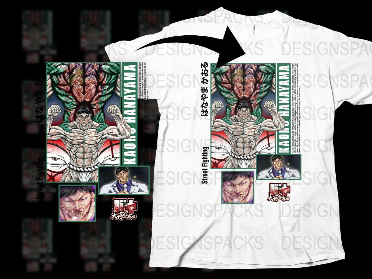 Anime Inspired T-Shirt, Japanese Manga Character Graphic Tee, Unique Otaku Streetwear, Full Color Print