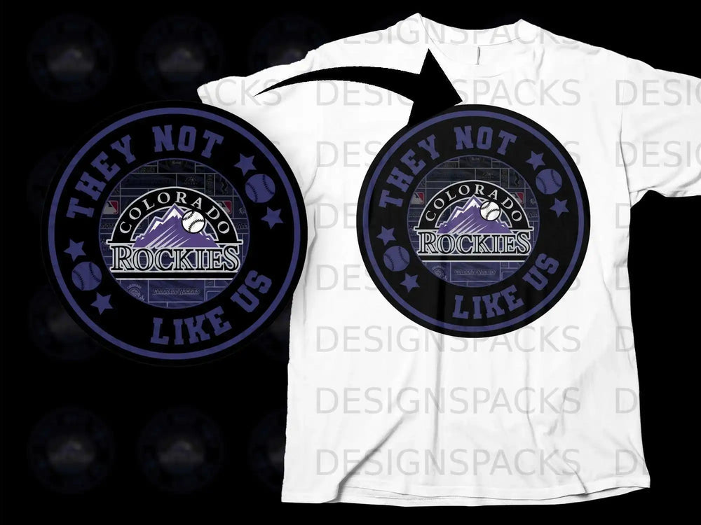 They Not Like Us Colorado Rockies T-shirt