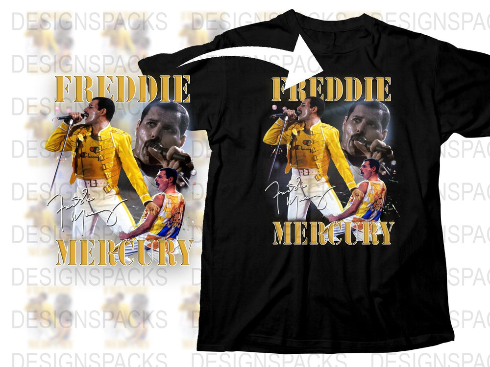 Freddie Mercury Concert T-Shirt, Queen Band Live Performance Tee, Vintage Rock Music Shirt, Gift for Music Lovers