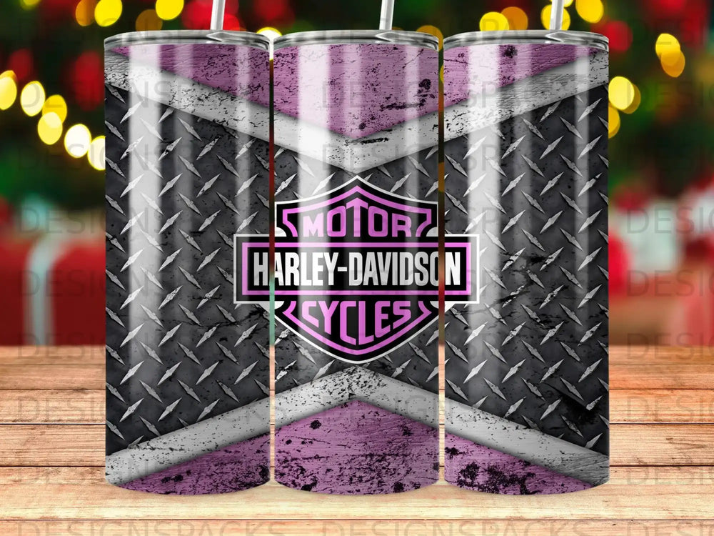 Harley-Davidson Logo Diamond Plate Purple product type