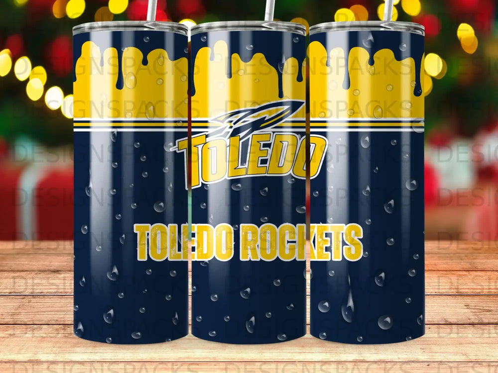 Toledo Rockets Blue Gold Dripping Design product type