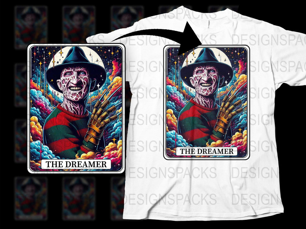 The Dreamer Skull Astronaut T-Shirt, Colorful Space Graphic Tee, Men's Women's Unique Fashion Top