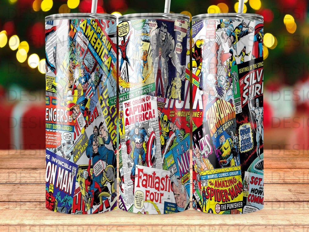 Captain America and Spider-Man Heroes Comic Book Art product type